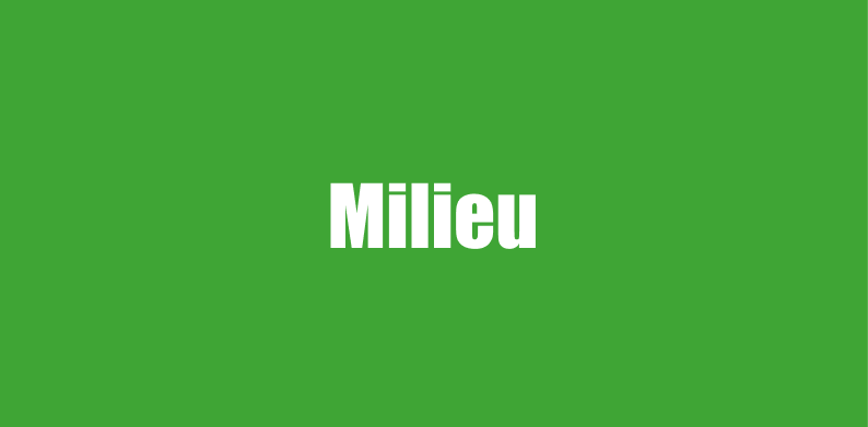 Milieu banner