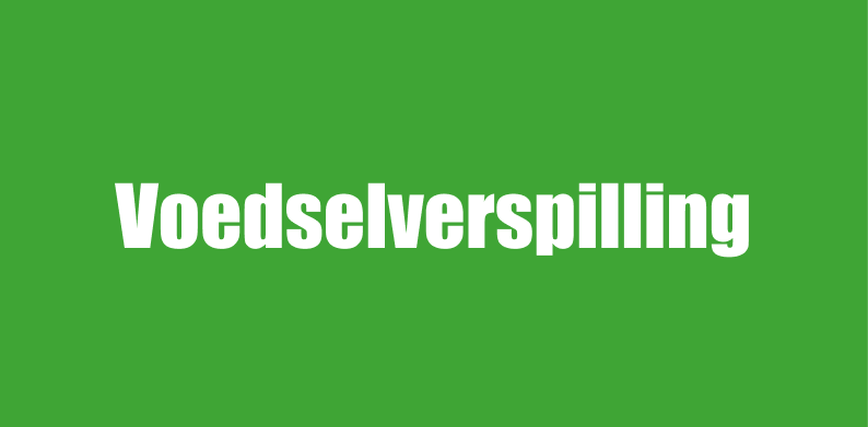 Voedselverspilling banner