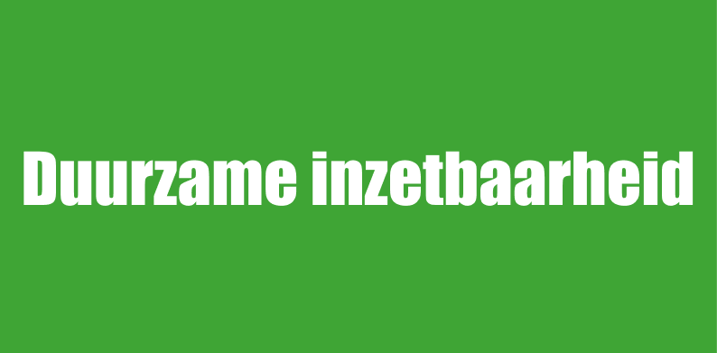 Duurzame inzetbaarheid banner