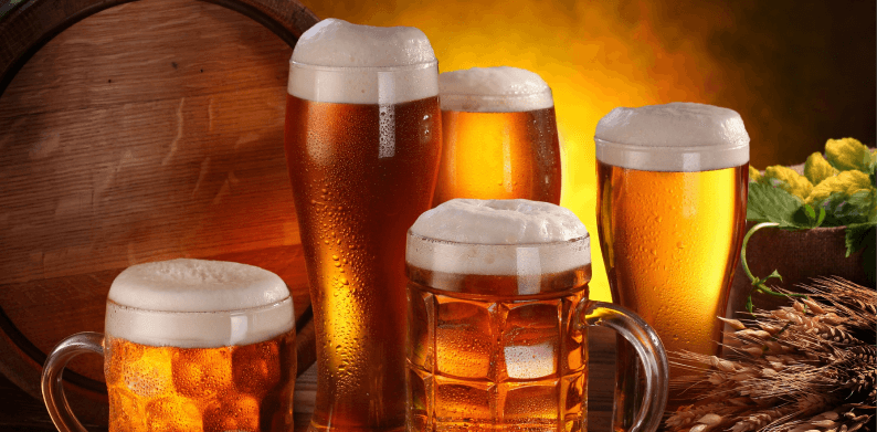 Blond bier banner