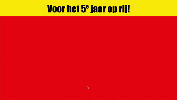 Dirk is voor het vijfde jaar op rij uitgeroepen