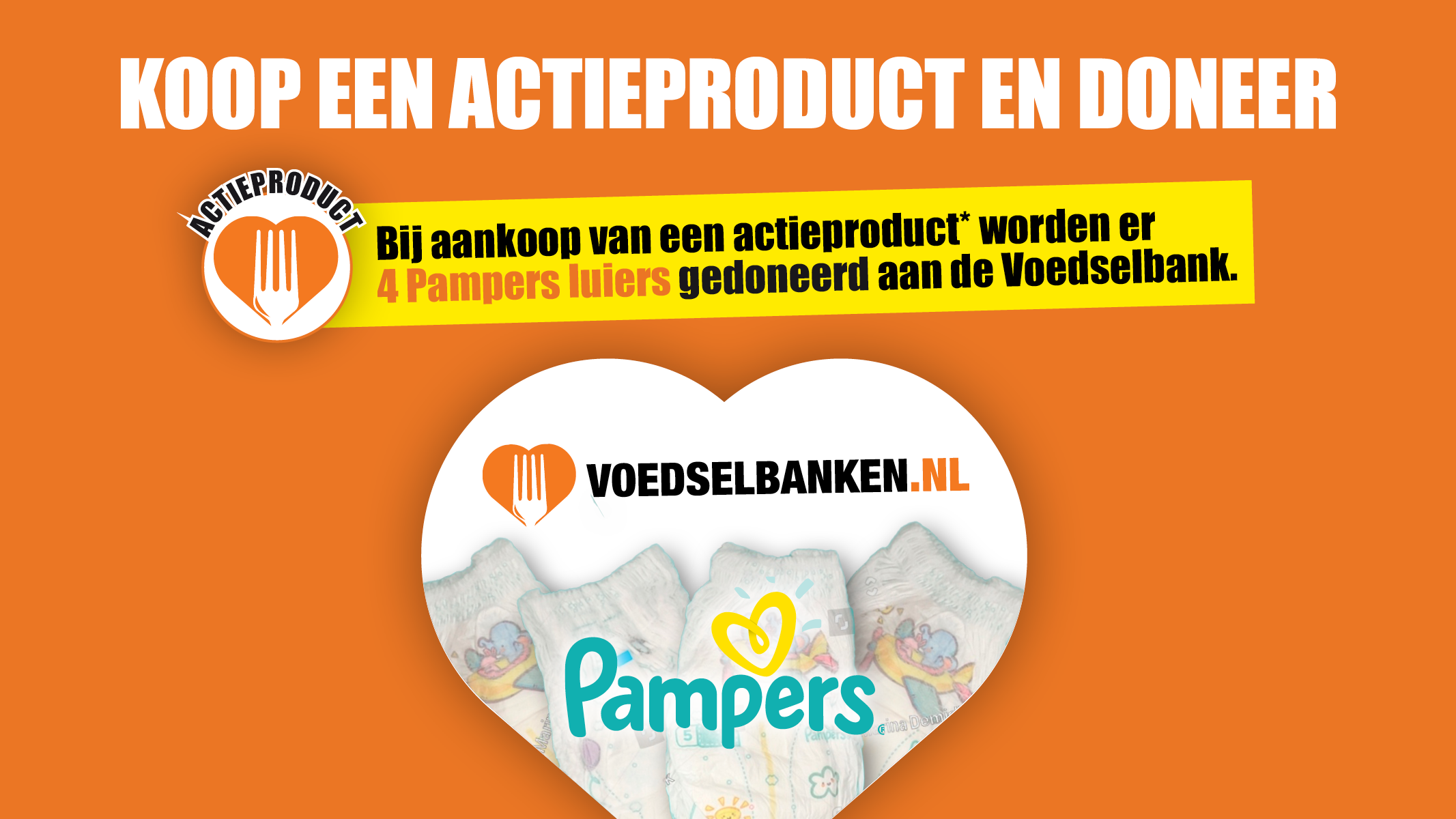 Koop een actieproduct en doneer