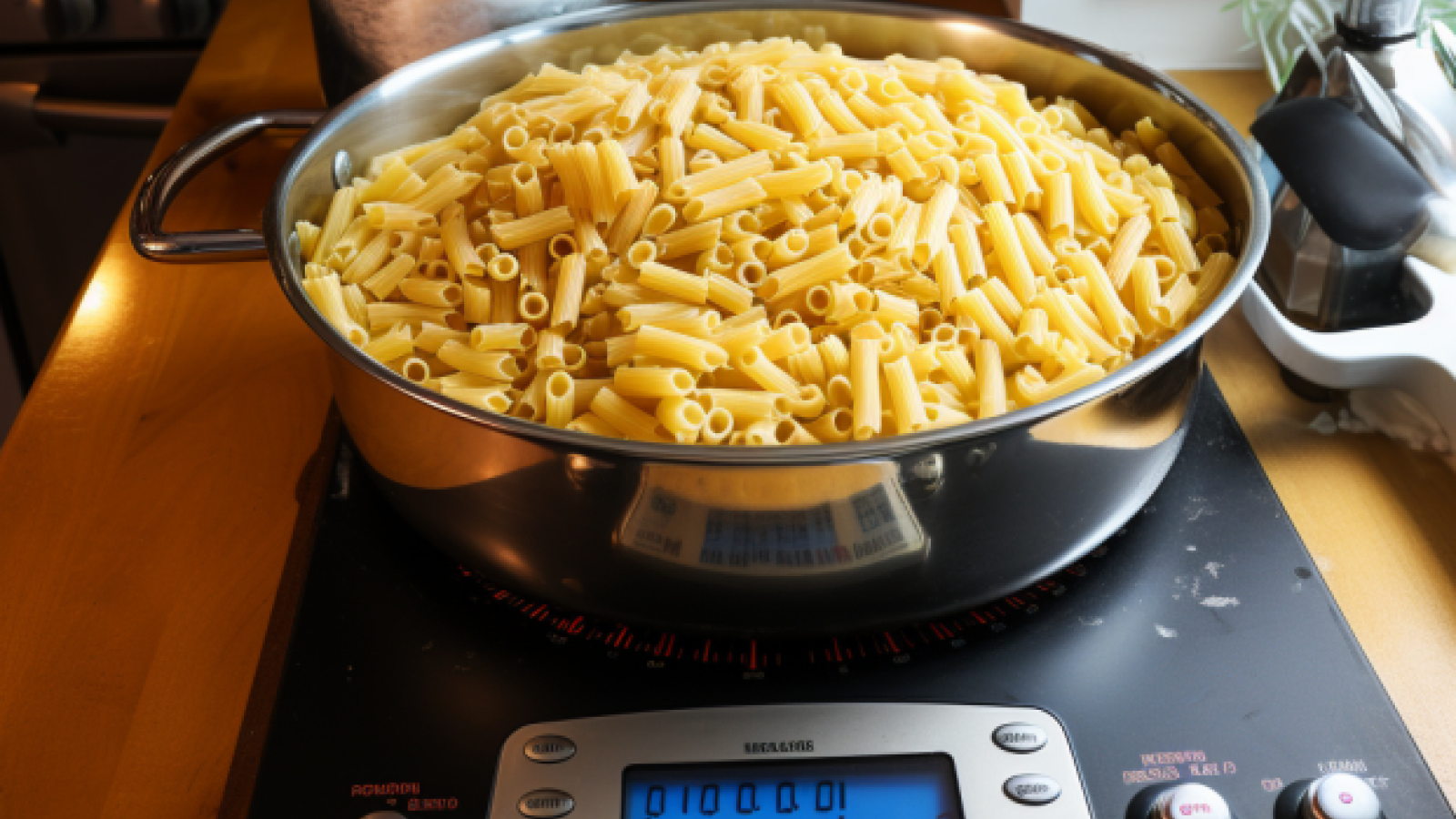 Pasta afwegen