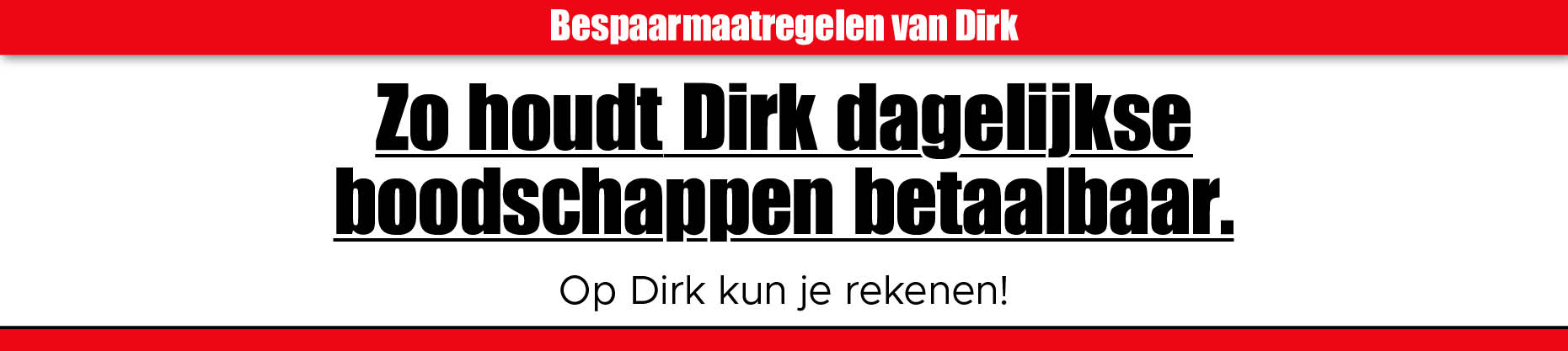 Bespaarmaatregelen
