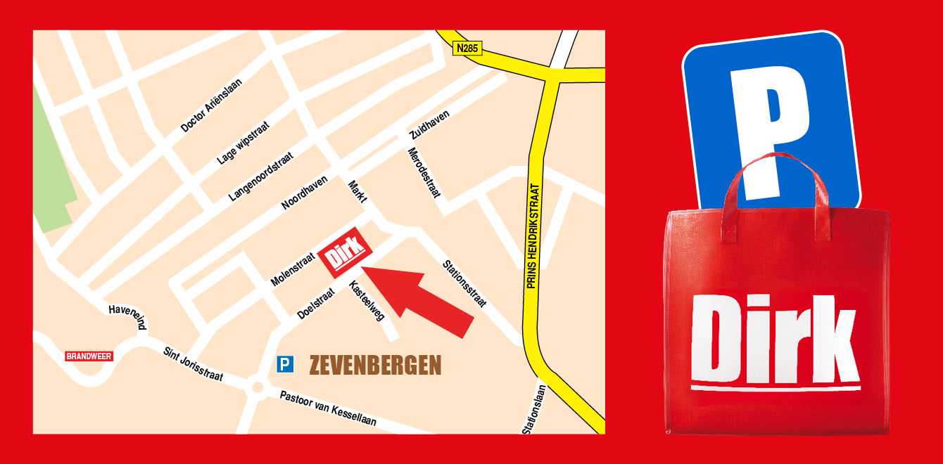 Parkeren bij Dirk