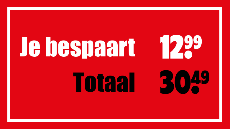 Besparen banner
