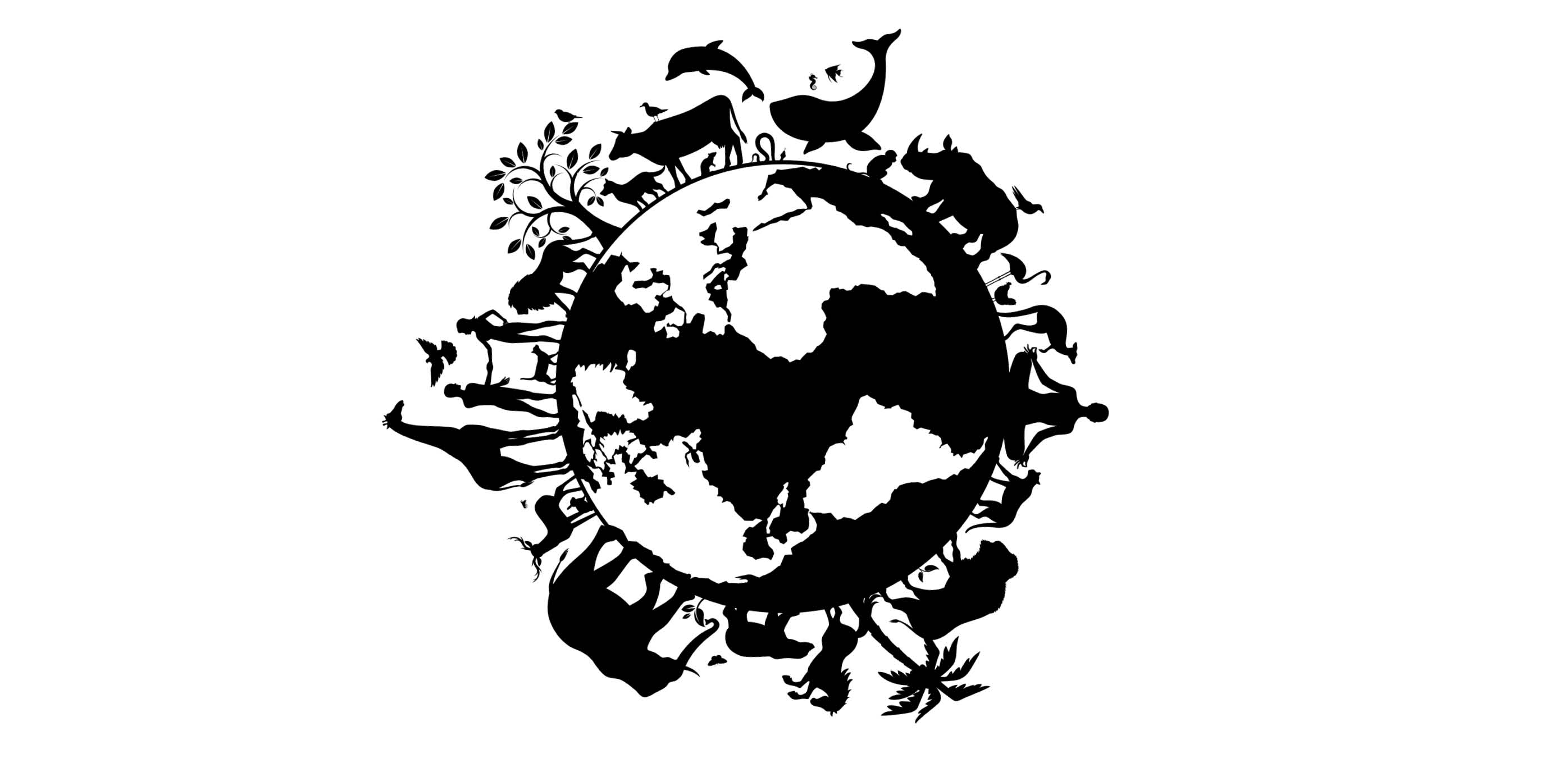 wereldbol banner
